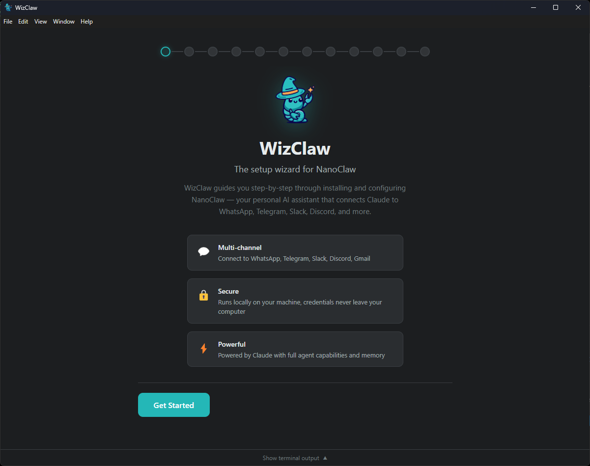 WizClaw screenshot